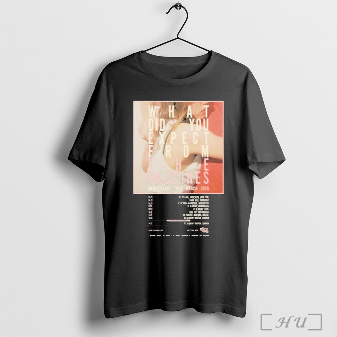 Officials The Vaccines Anniversary Tour March 2026 Dates T Shirt Unisex