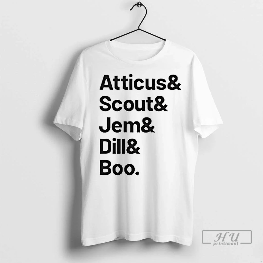 Officials Tom Hayworth Home Economics Wearing Atticus Scout Jem Dill Boo T Shirt Unisex