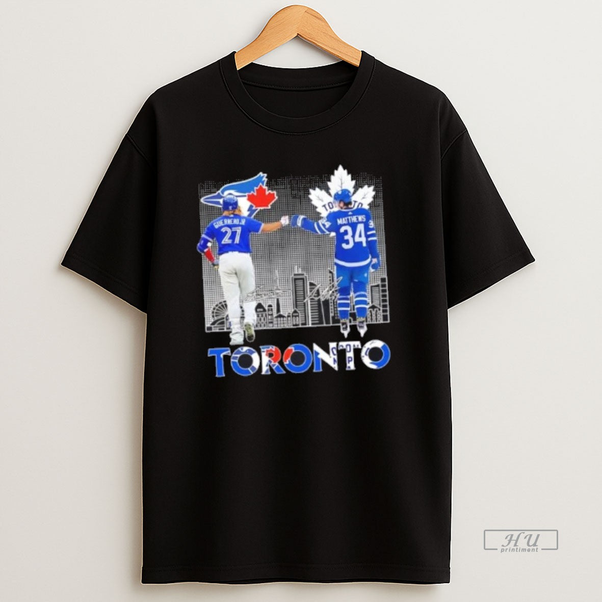 Officials Toronto City Sports Guerrero Jr Blue Jays X Matthews Maple Leafs Skyline Unisex