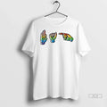 Officials Trendy Asl Fag Lgbt Flag Ornaments Shirt Sweater Unisex