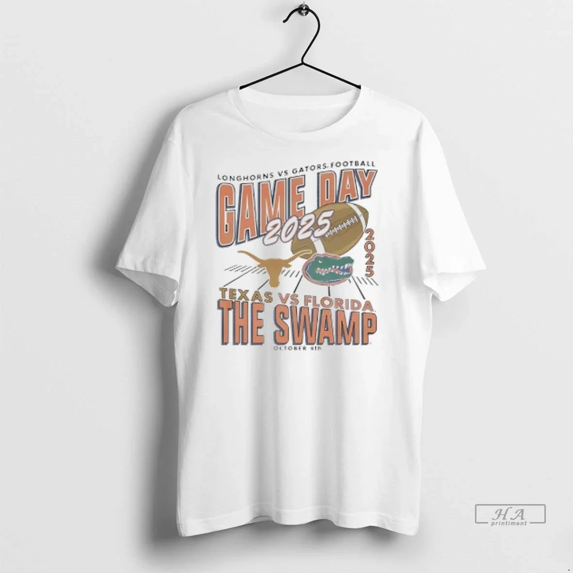 Officials Trendy Florida Gators Vs Texas Longhorns 2025 Game Day The Swamp Shirt Sweater Unisex