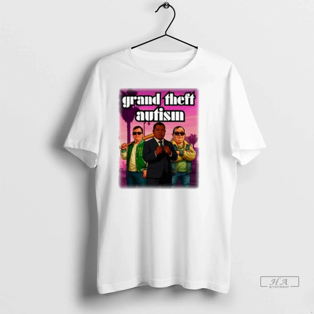 Officials Trendy Grand Theft Autism Graphic Ladies Shirt Sweater Unisex
