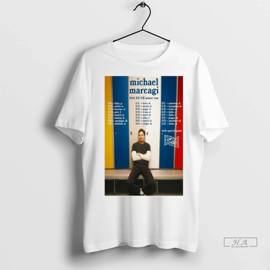 Officials Trendy Michael Marcagi 2026 Eu Uk Winter Tour Dates Shirt Sweater Unisex