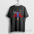 Officials Usa Flag Hockey Player Raising Arms Victory Unisex