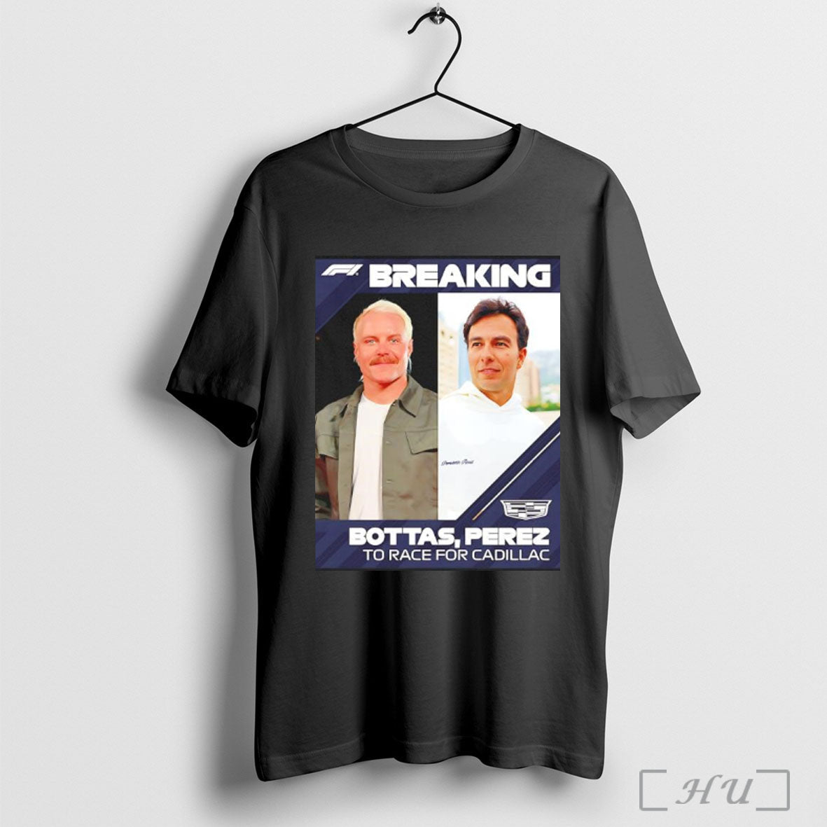Officials Valtteri Bottas And Sergio Perez Bottas Pz To Race For Cadillac T Shirt Unisex