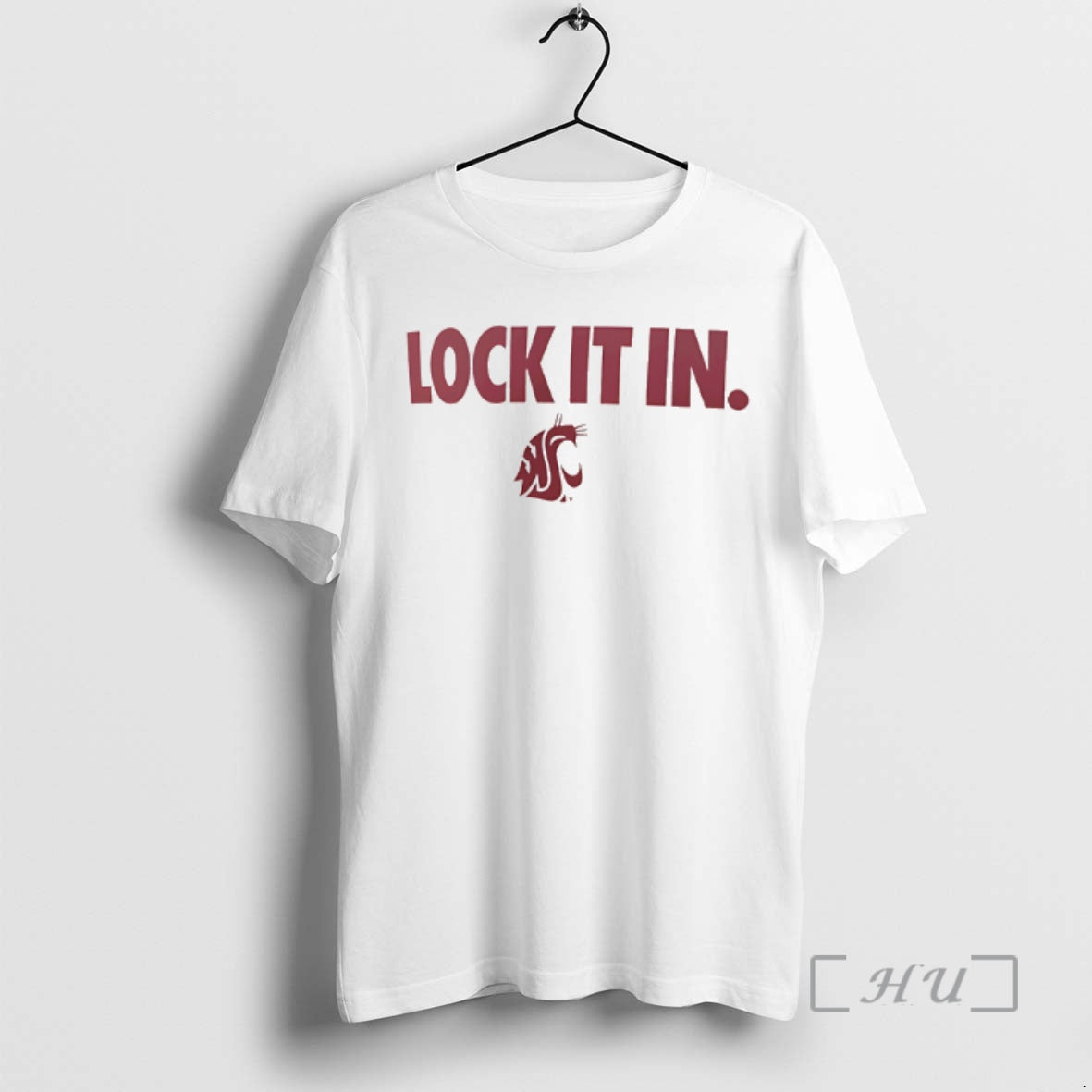 Officials Washington State Cougars Lock It In Logo Unisex
