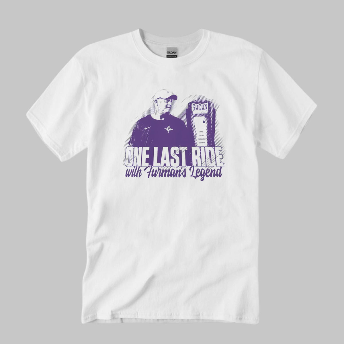 One Last Ride With Furman’s Legend SoCon Shirt