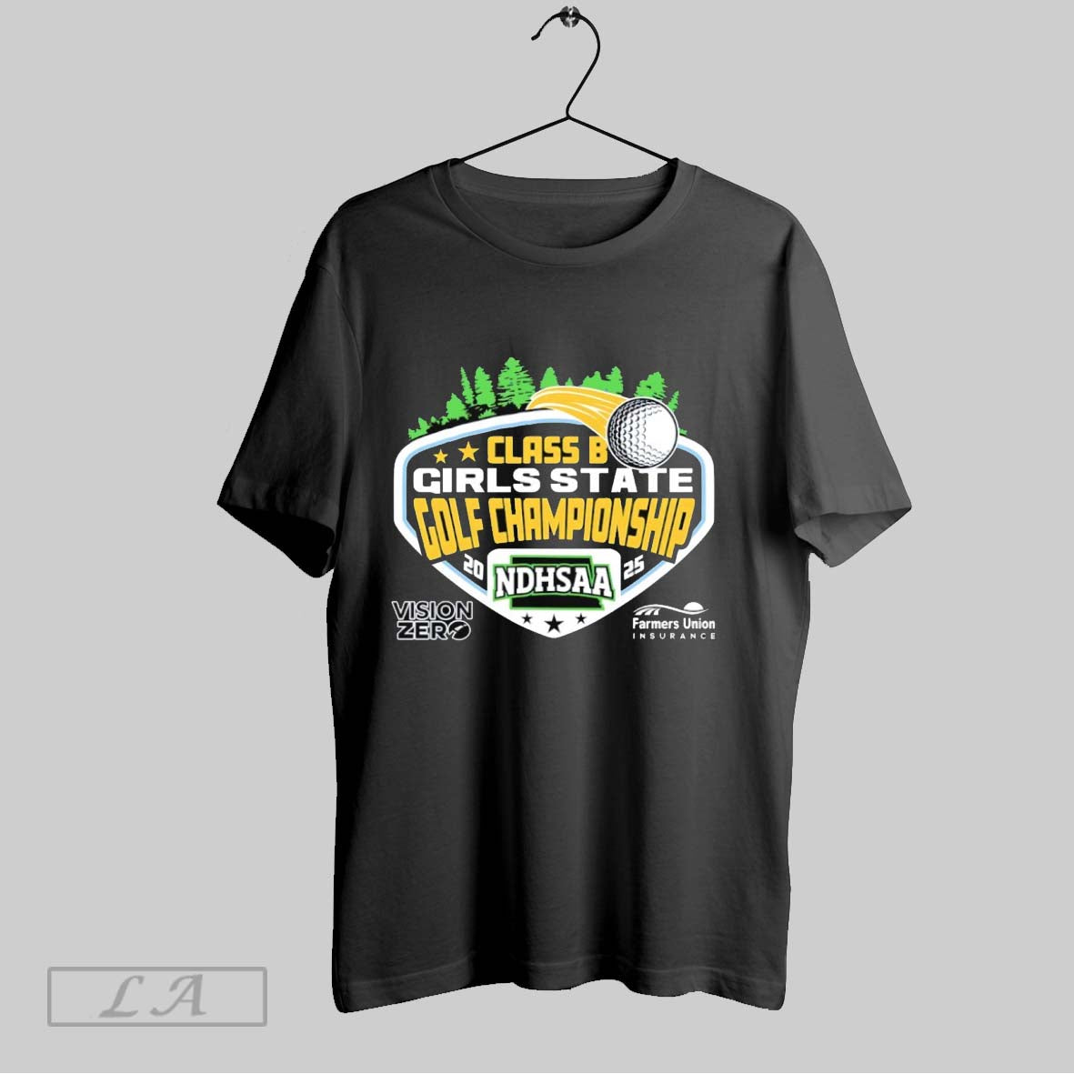 Original 2025 Ndhsaa Class B Girls State Golf Championship Tournament Logo Unisex