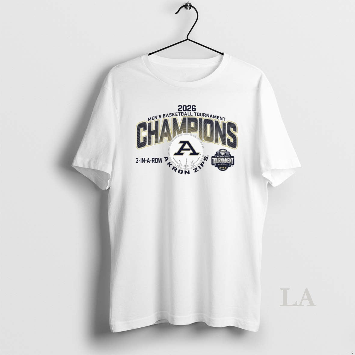 Original Akron Zips 2026 Mac Mens Basketball Tournament Champions 3 In A Row Unisex