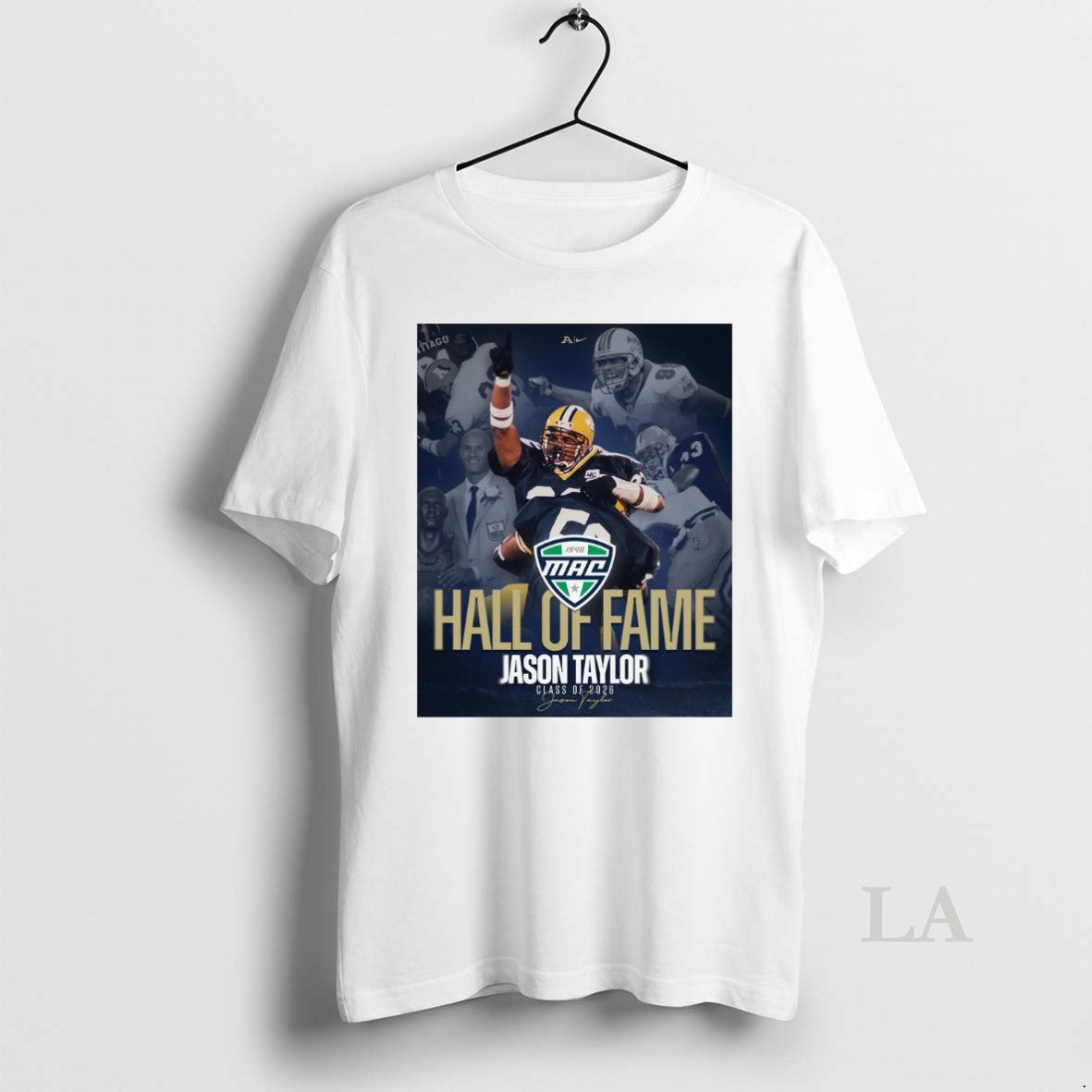 Original Akron Zips Jason Taylor Mac Hall Of Fame Class Of 2026 Signature Unisex