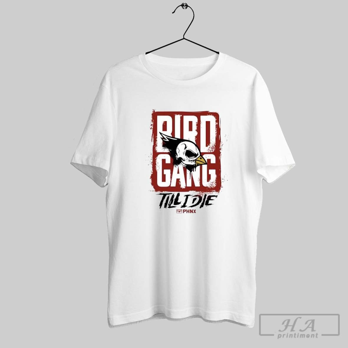 Original Arizona Cardinals Bird Gang Till I Die Shirt Tee Unisex