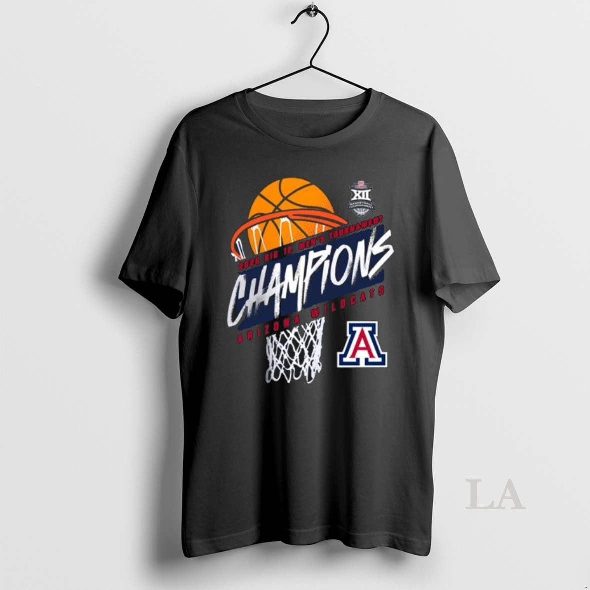 Original Arizona Mens Basketball Big 12 Conference Tournament Champions 2026 Unisex