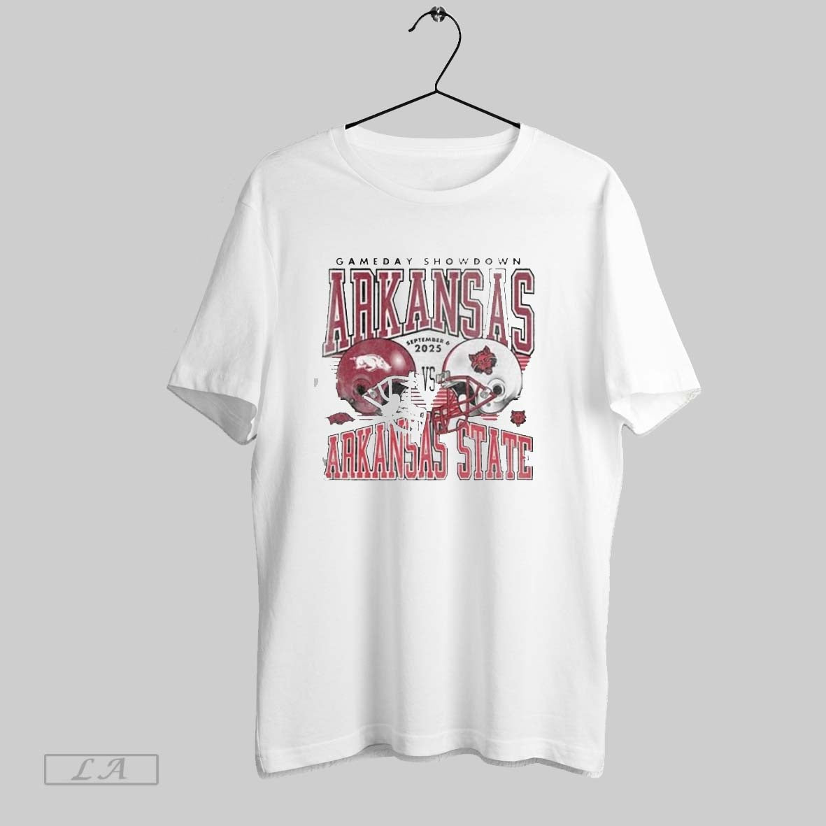 Original Arkansas Razorbacks Vs Arkansas State Red Wolves 2025 Game Day Showdown Unisex