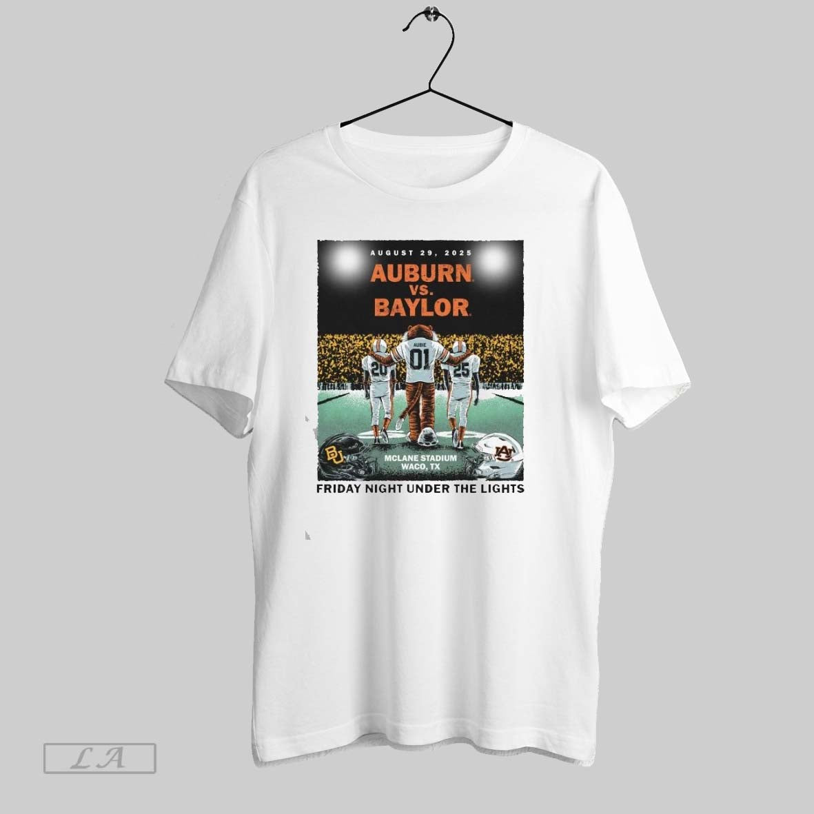 Original Auburn Vs Baylor Friday Night Under The Lights August 29 2025 Unisex