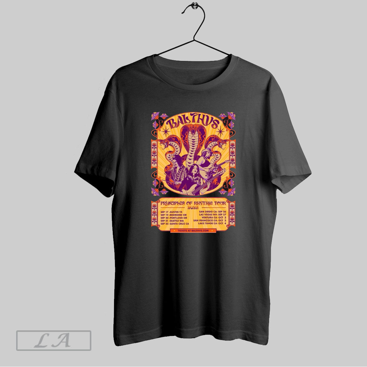 Original Balthvs Principles Of Rhythm Tour 2025 Unisex