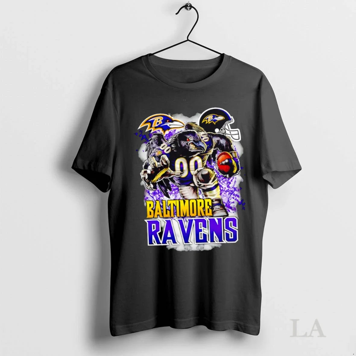 Original Baltimore Ravens Football Mascot Art Graphic Unisex