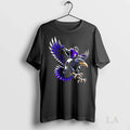Original Baltimore Ravens Gridiron Style Purple Grit Design Unisex