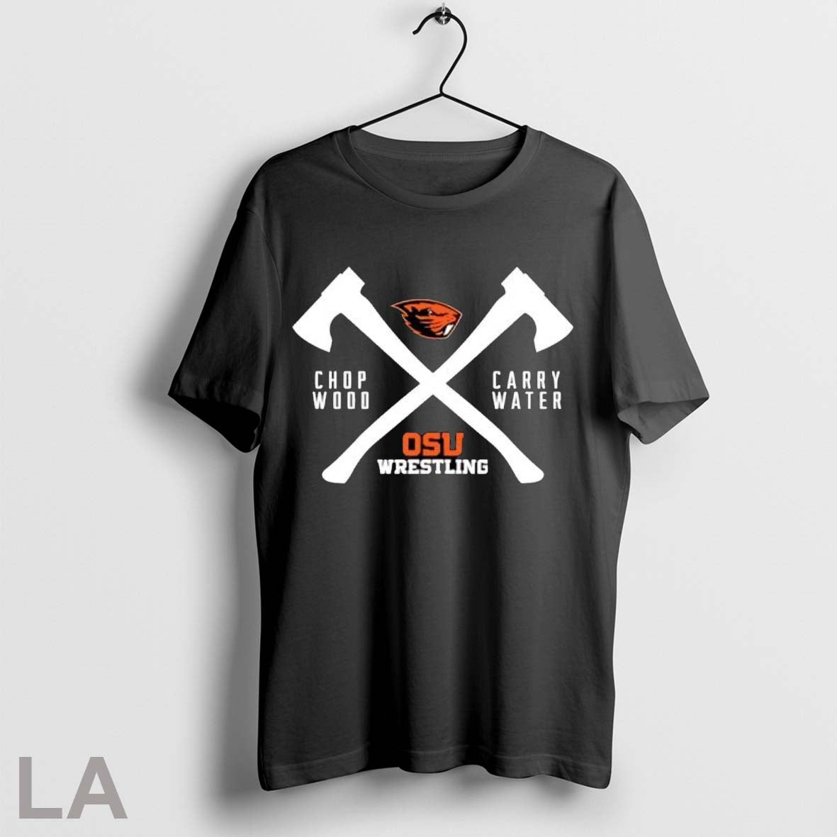 Original Beaver Head And Osu Wrestling Logos T Shirt Unisex