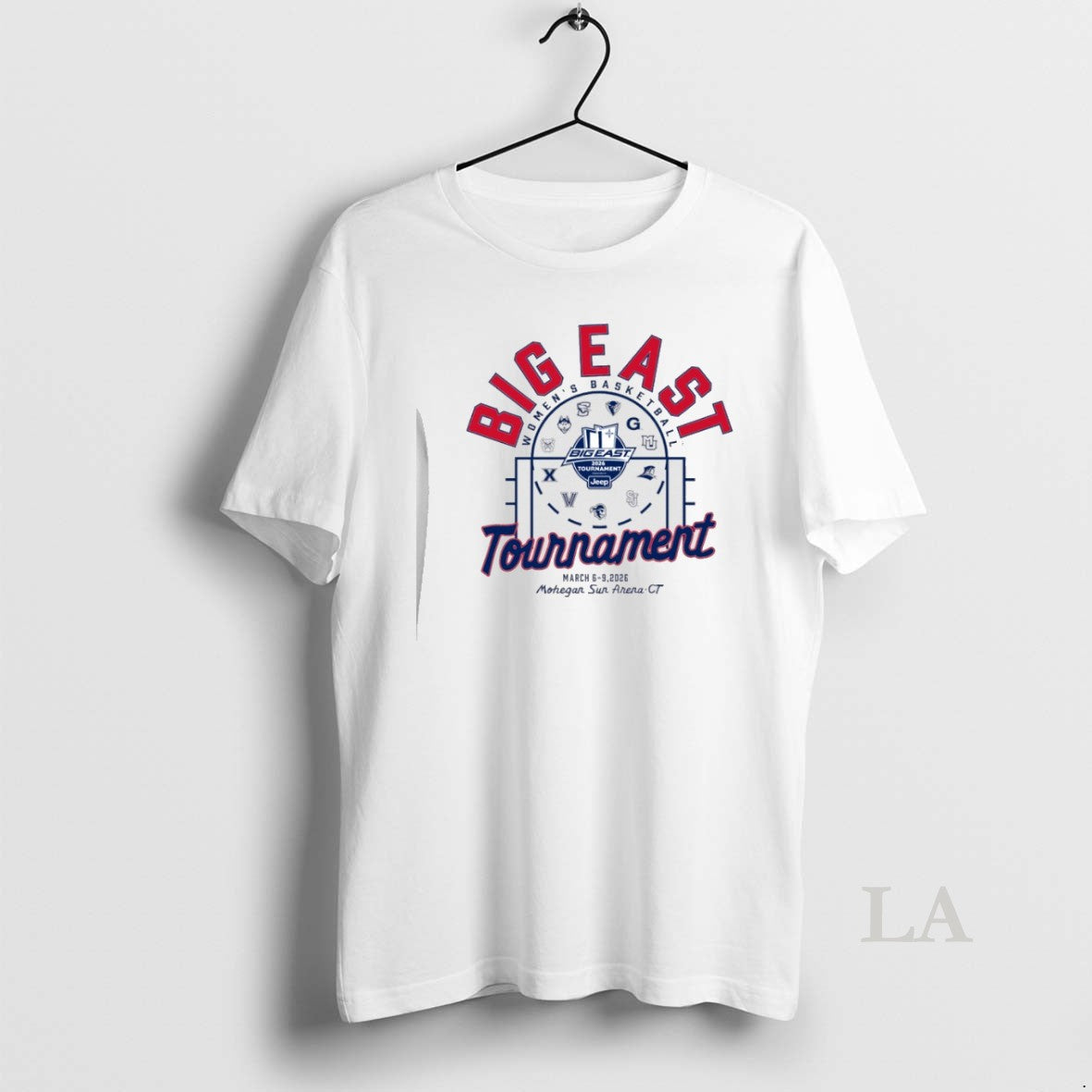 Original Big East Womens Basketball Tournament 2026 Mohegan Sun Arena Unisex