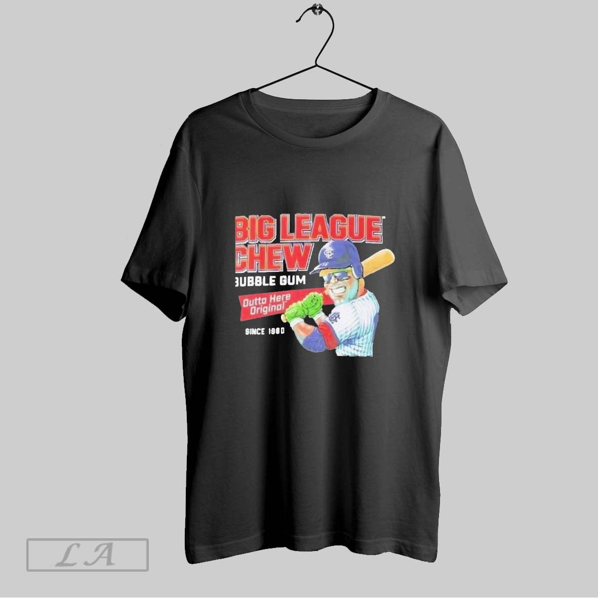 Original Big League Chew Bubble Gum Outta Here Original Baseball Since 1980 Unisex