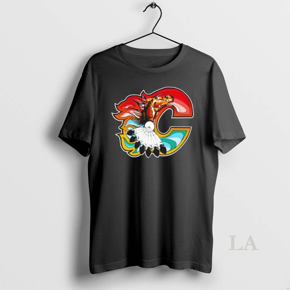 Original Calgary Flames Hockey Celebration Native Logo Unisex