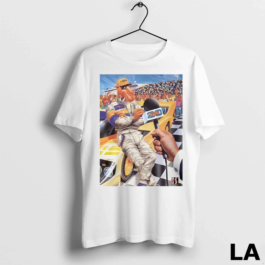 Original Camel Racing Driver Cartoon Retro Unisex