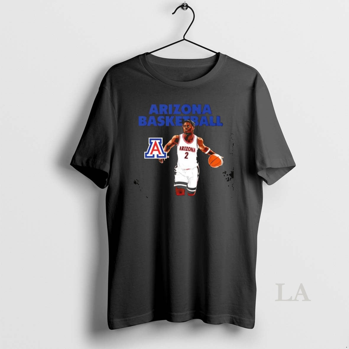 Original Dwayne Aristode Arizona Wildcats Basketball Illustrated Unisex