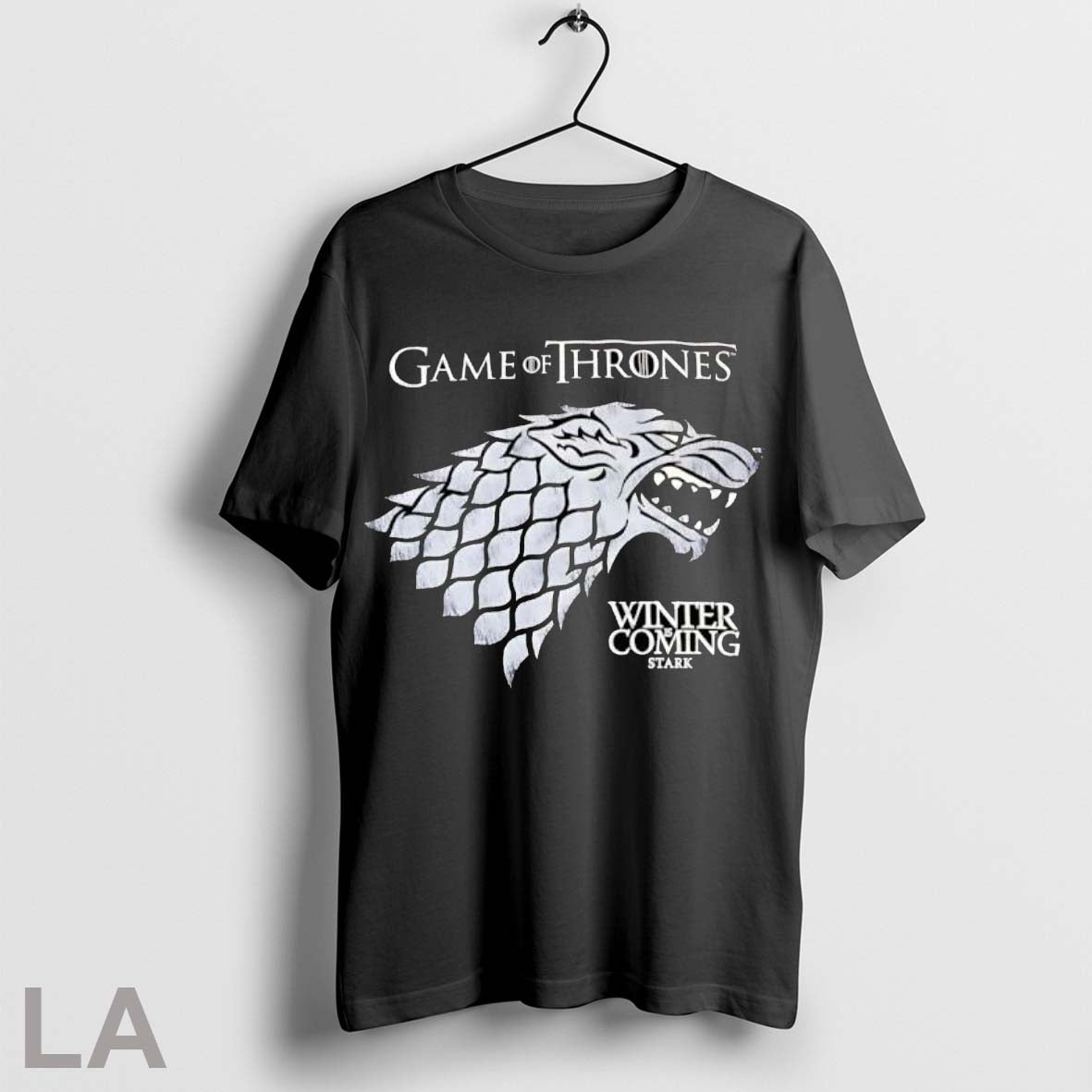 Original Game Of Thrones Winter Is Coming Stark Wolf Head Logo T Shirt Unisex