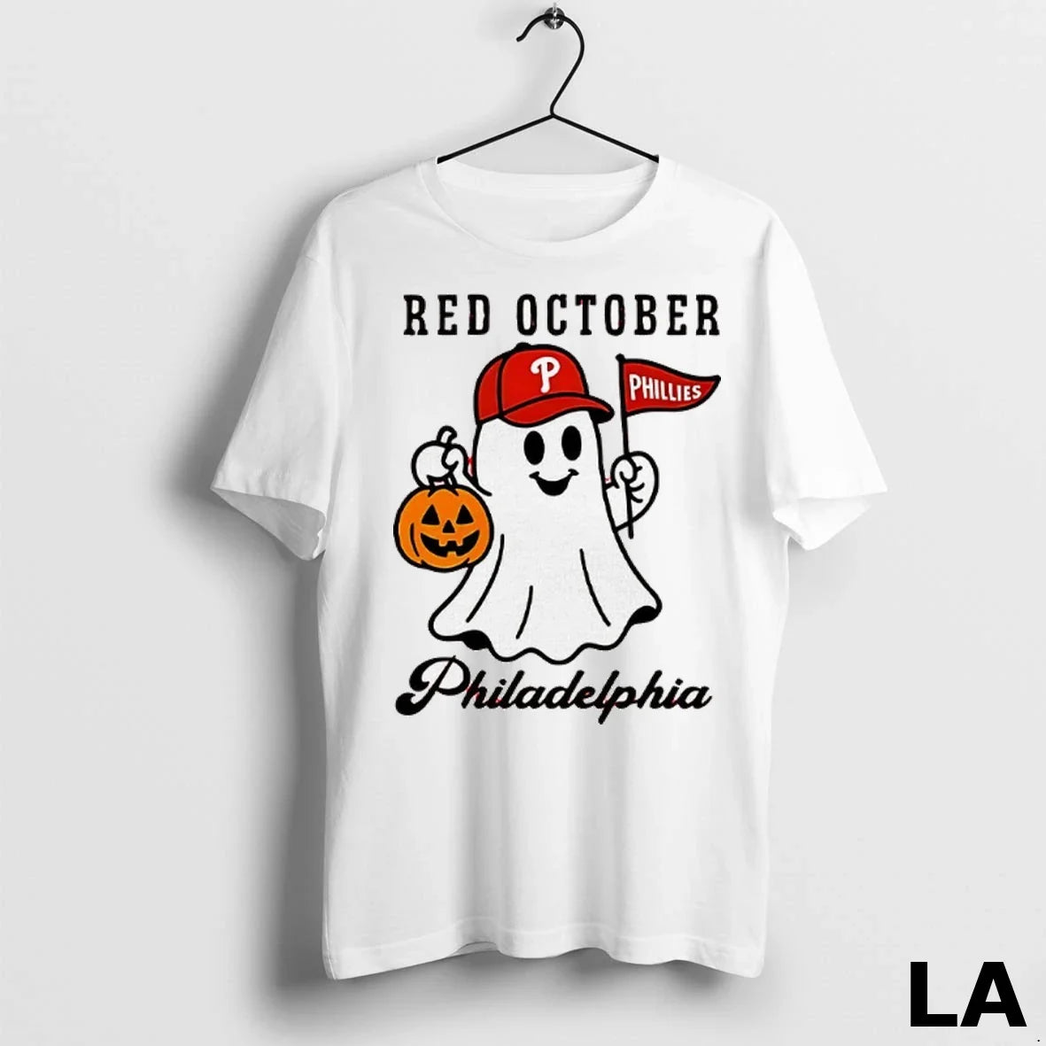Original Ghost Red October Philadelphia Phillies Halloween Unisex