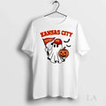 Original Halloween Ghost Kansas City Chiefs Football Flag Pumpkin Ladies Unisex