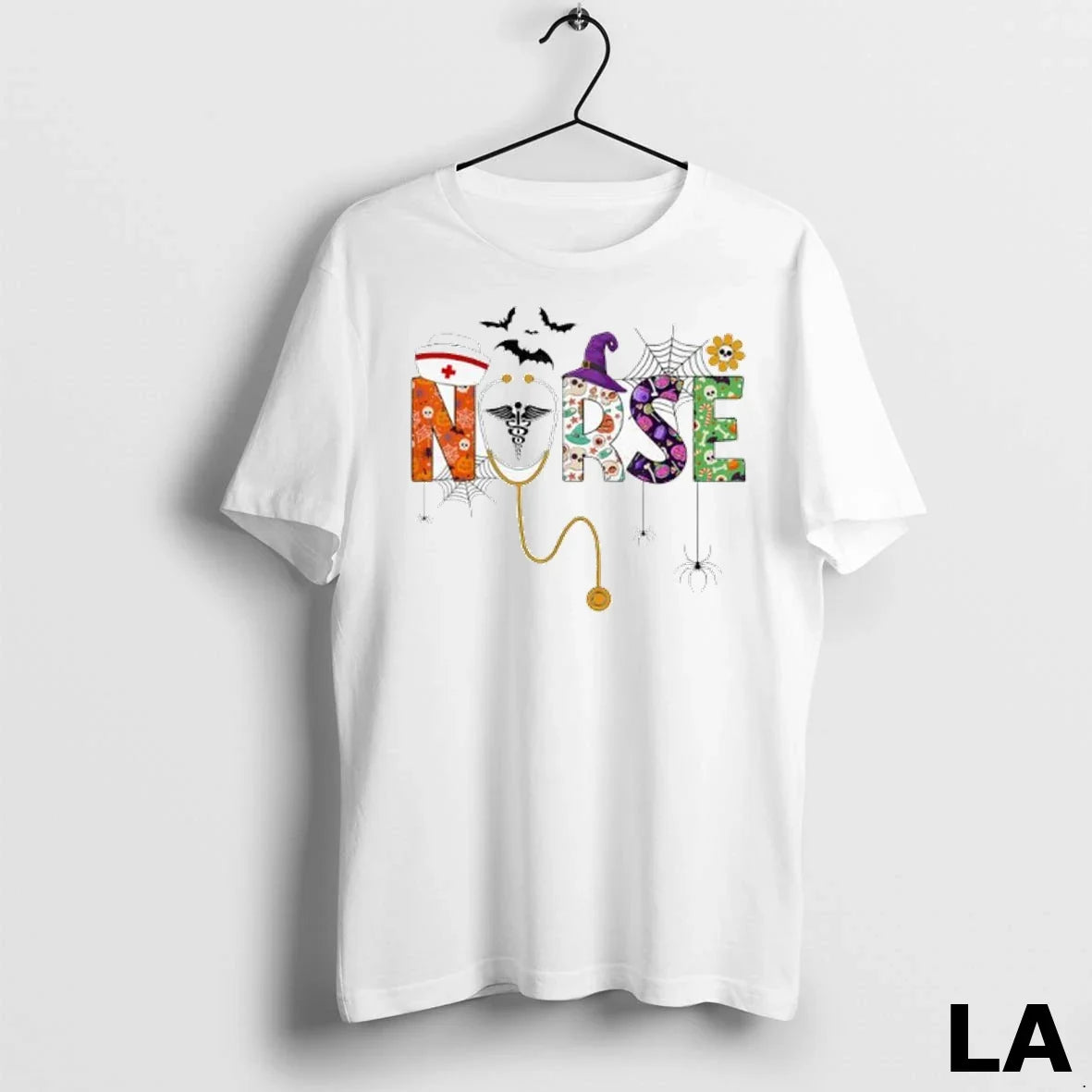 Original Halloween Nurse Life Funny Nursing Stethoscope Spooky Nurse Ladies Unisex