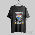 Original I May Live In Missouri But Im A Notre Dame Fighting Irish Fan Forever Unisex