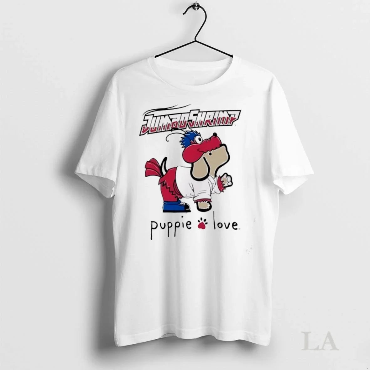 Original Jacksonville Jumbo Shrimp Puppie Love Sky Mascot Unisex