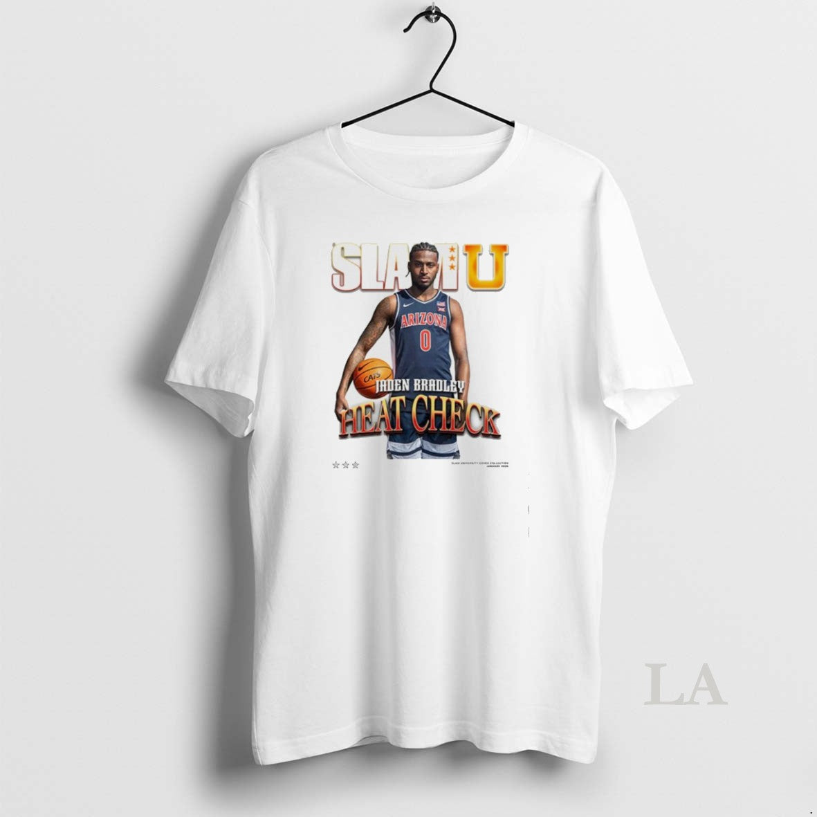 Original Jaden Bradley Arizona Wildcats Slamu Heat Check Cover Unisex