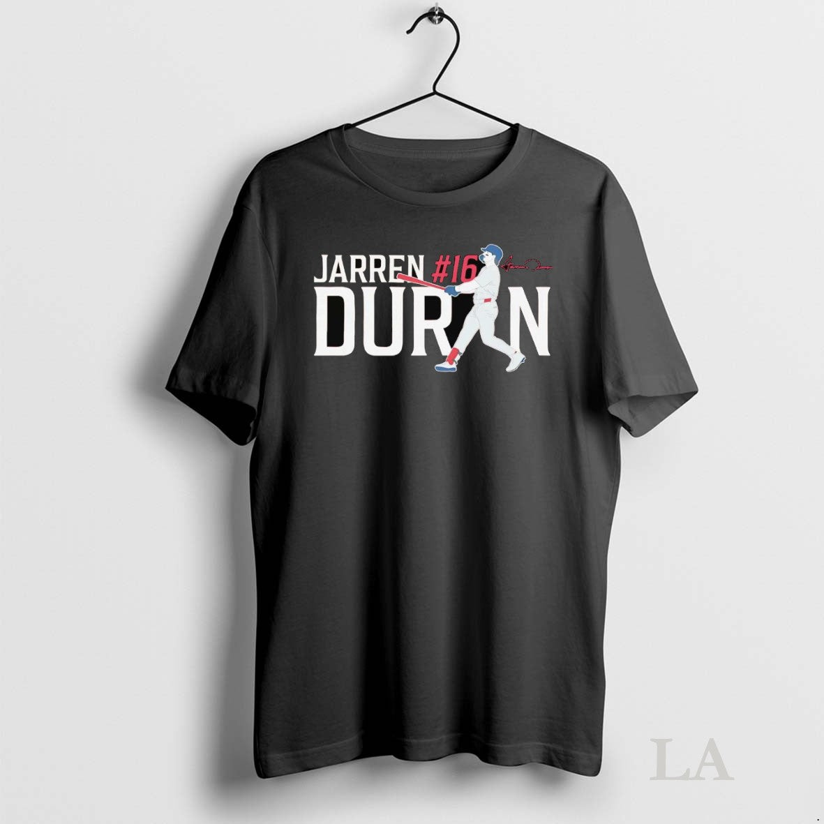 Original Jarren Duran 16 Batting Signature Boston Red Sox Unisex