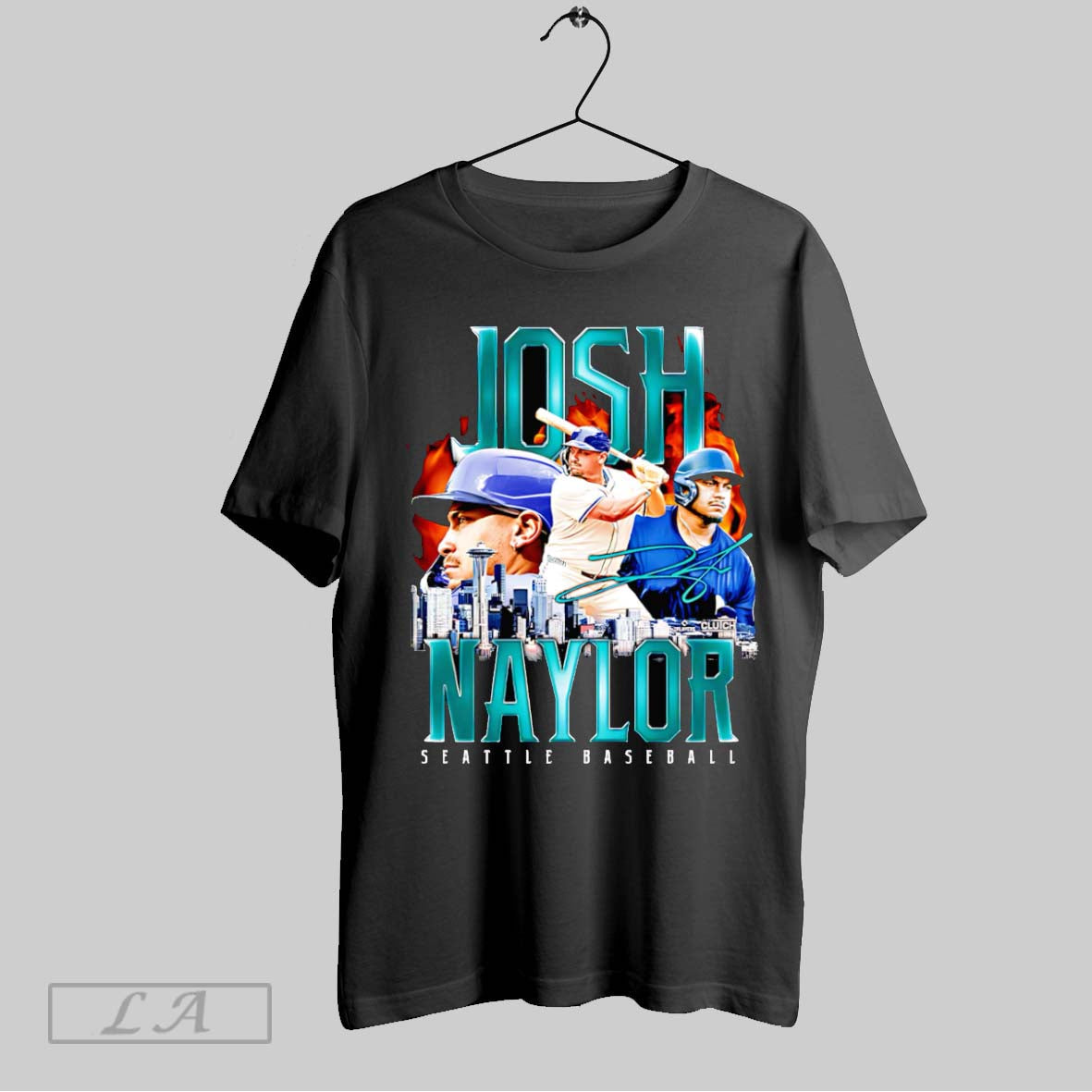 Original Josh Naylor Seattle Baseball Retro T Shirt Unisex