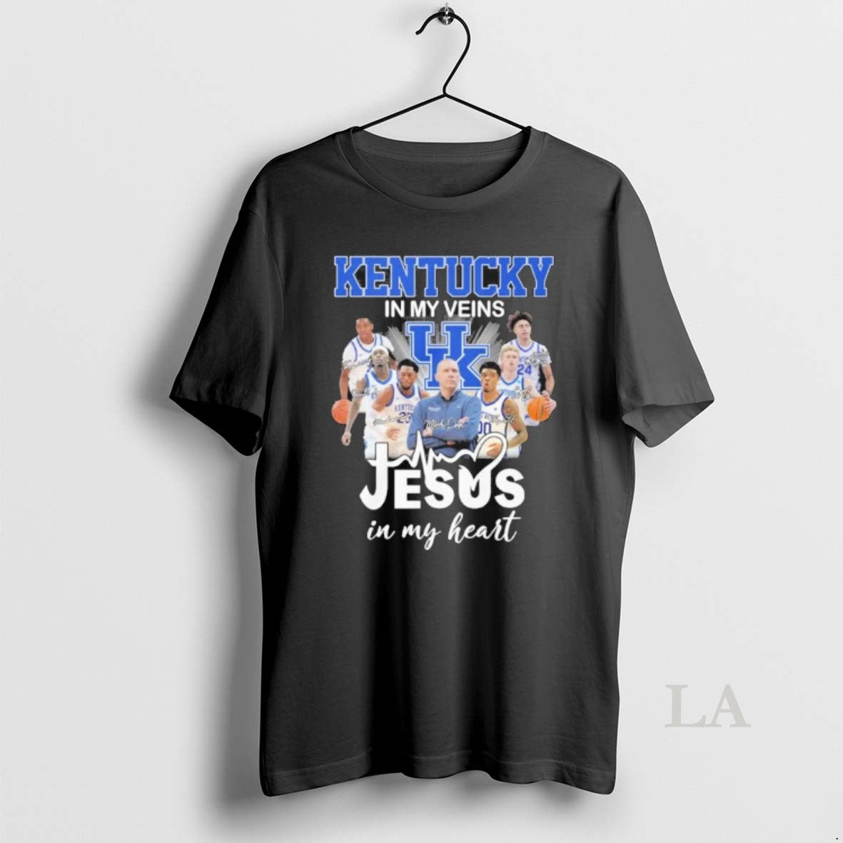 Original Kentucky Wildcats Basketball In My Veins Jesus In My Heart Unisex