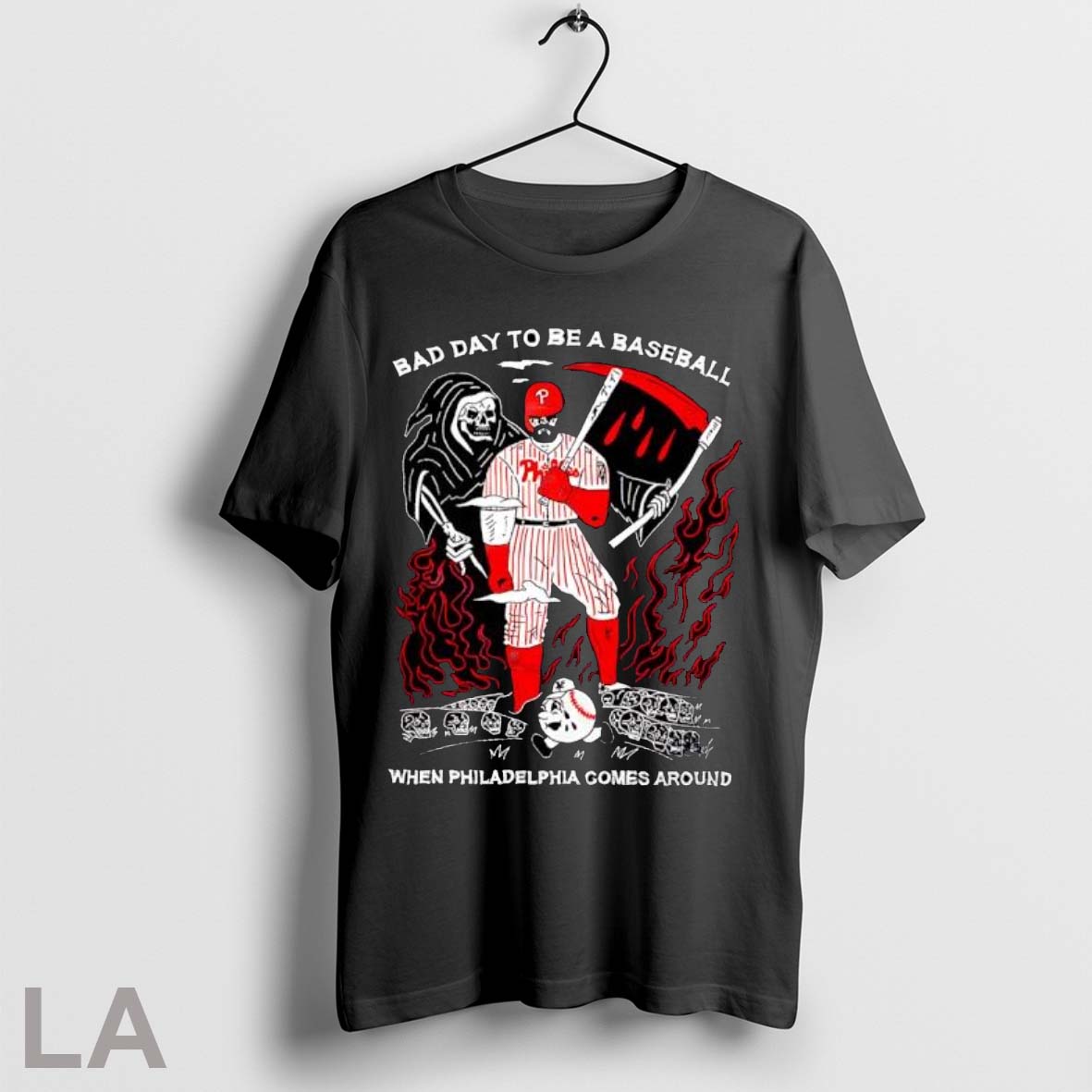 Original Kyle Schwarber Bad Day To Be A Baseball When Philadelphia Comes Around Unisex