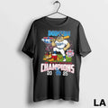 Original Los Angeles Dodgers 2025 Nl West Division Champions 4 Peat Mascot Fireworks Unisex