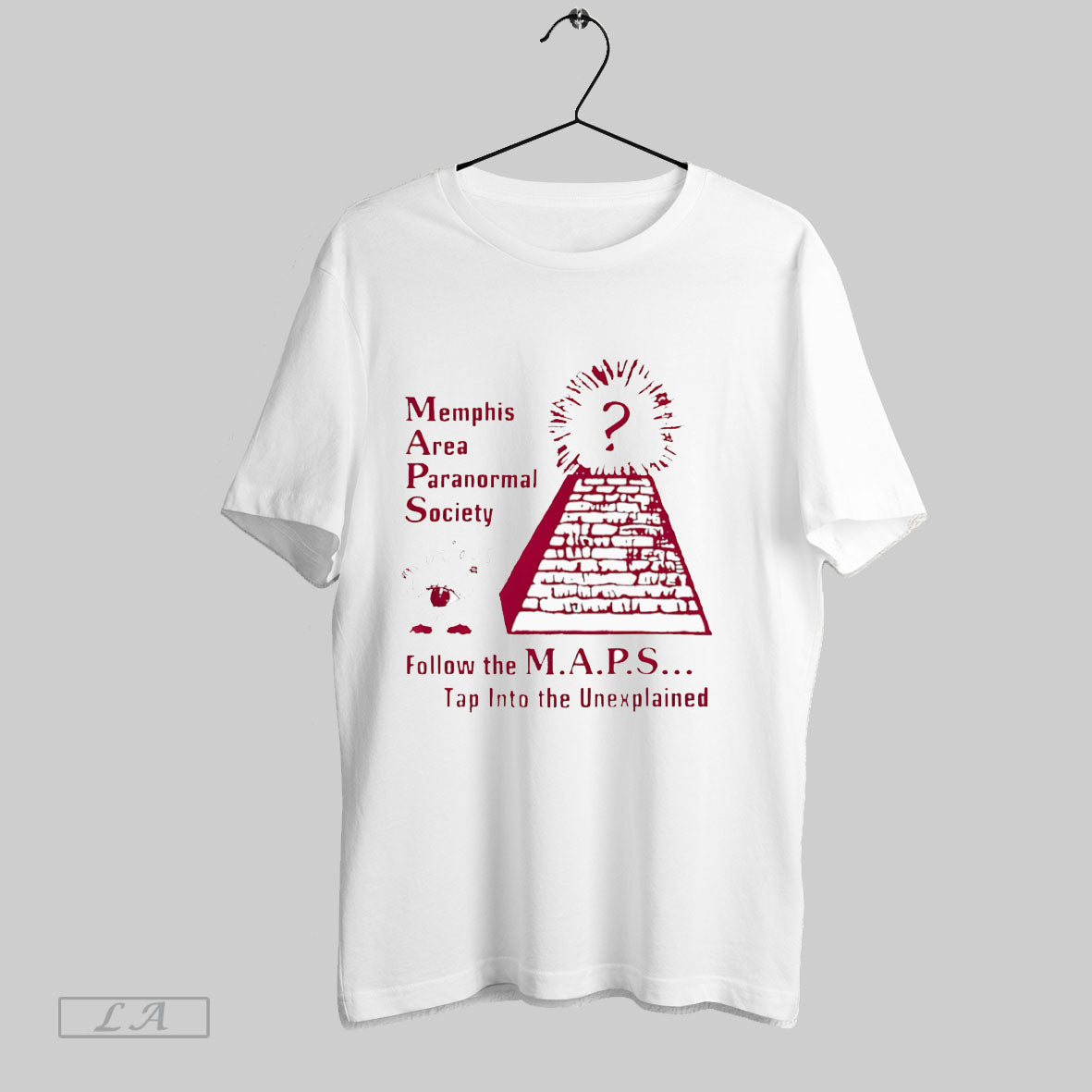 Original Memphis Area Paranormal Society Follow The Maps Tap Into The Unexplained T Shirt Unisex