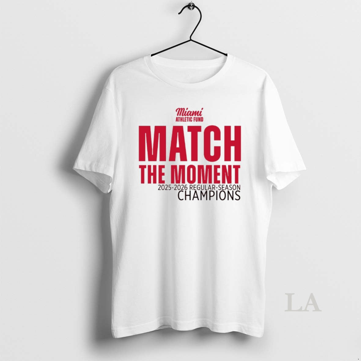 Original Miami Athletic Fund Match The Moment 2025 26 Regular Season Champions Unisex