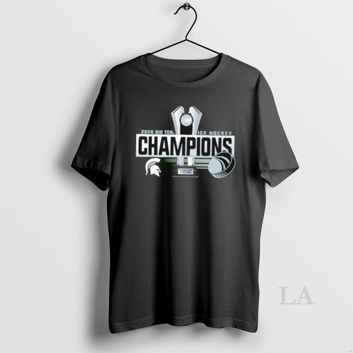 Original Michigan State Spartans 2026 Big Ten Mens Hockey Regular Season Champions Locker Room