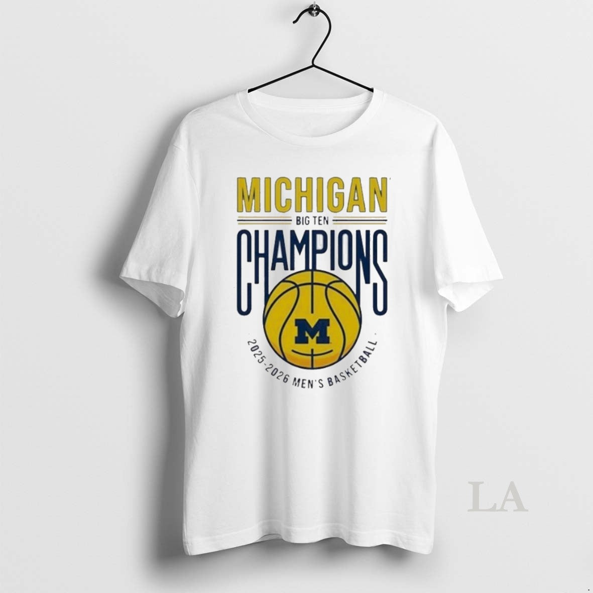 Original Michigan Mens Basketball 2025 2026 Big Ten Regular Season Champions Unisex