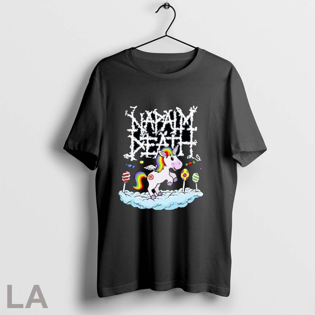 Original Napalm Death Unicorn Cute T Shirt Unisex