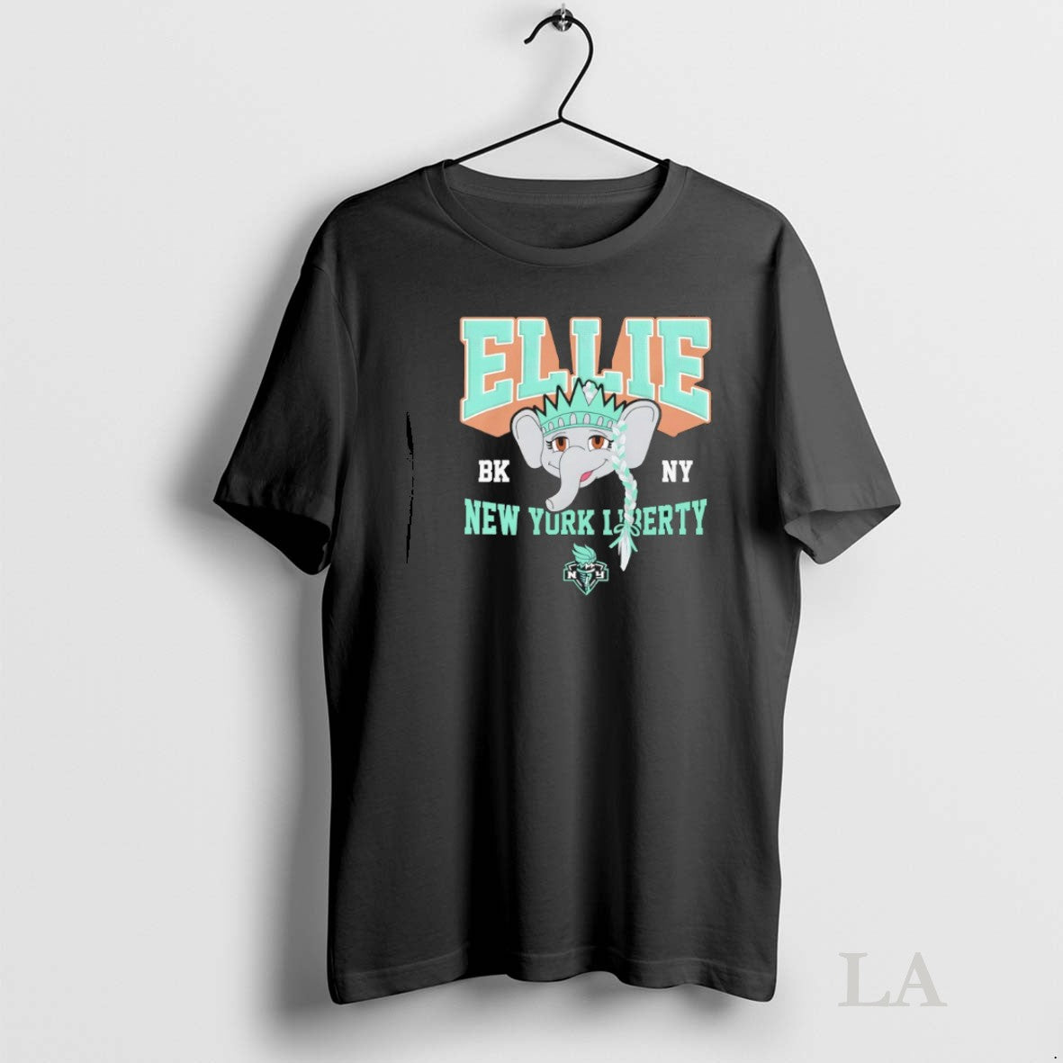 Original New York Liberty Ellie Big Face Mascot Unisex