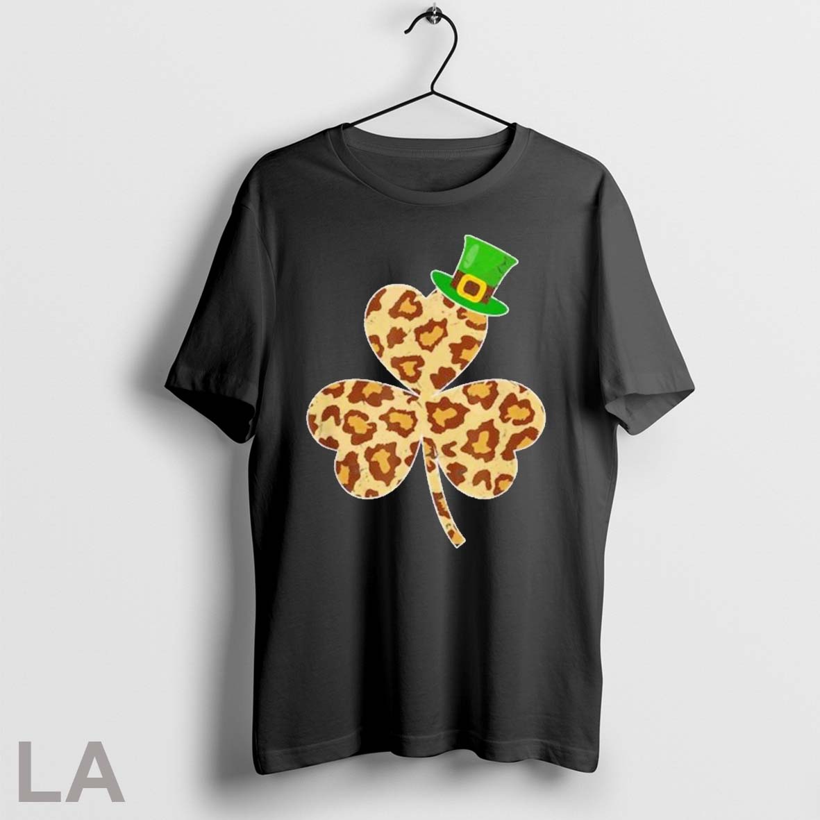 Original Nice St Patricks Day Costume Leopard Shamrock Lover Gifts 2025 Unisex