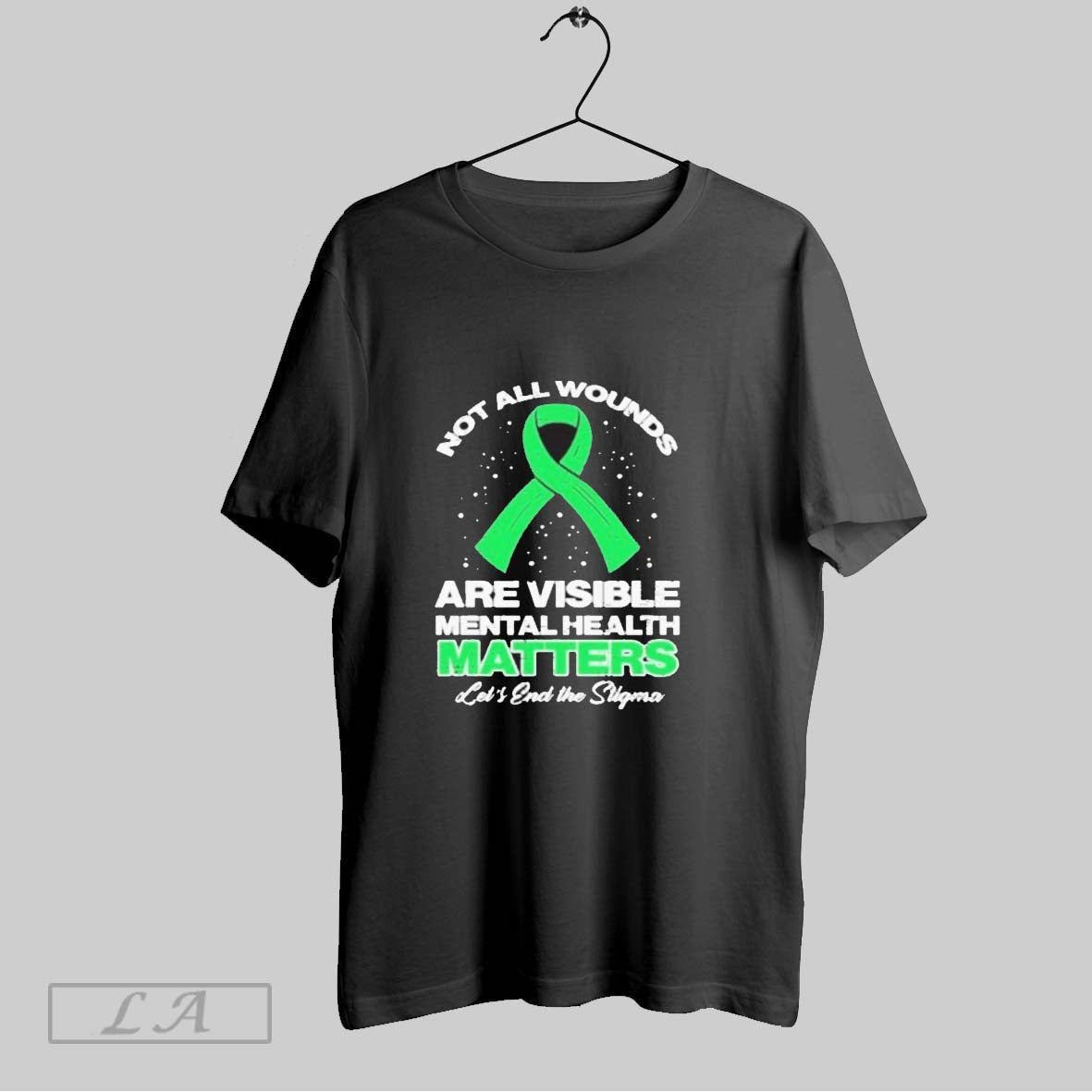 Original Not All Wounds Visible Mental Health Matters Aware Women Shirt T Shirt Unisex