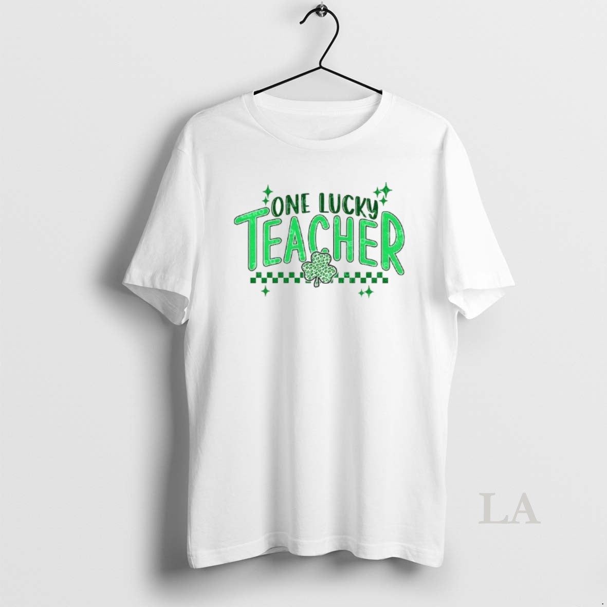 Original One Lucky Teacher Shamrock St Patricks Day Unisex