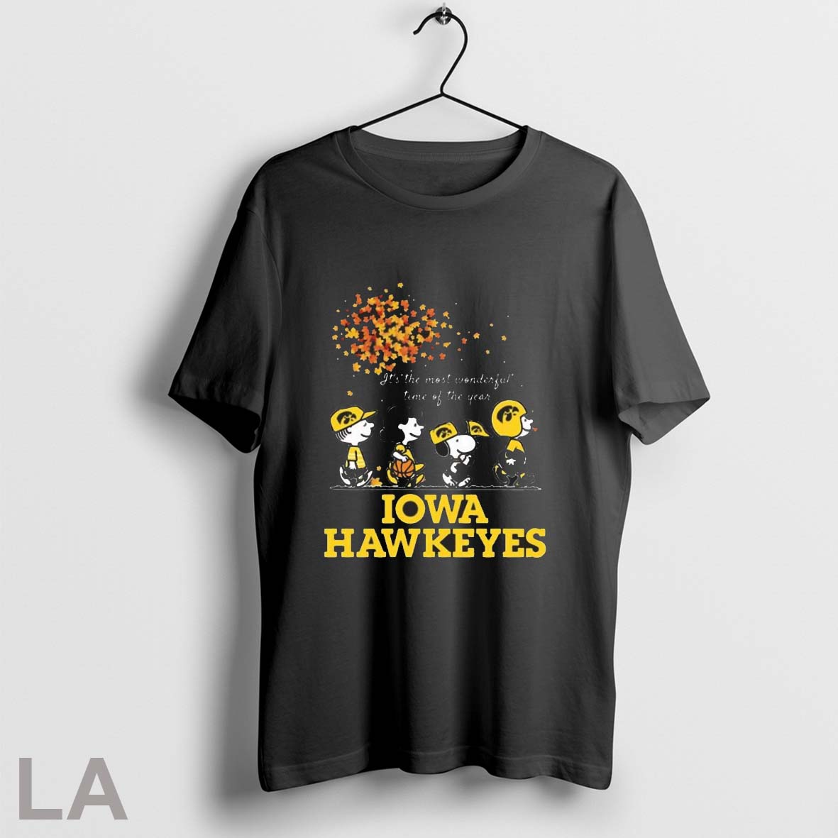 Original Peanuts Its The Most Wonderful Time Of The Year Iowa Hawkeyes Unisex