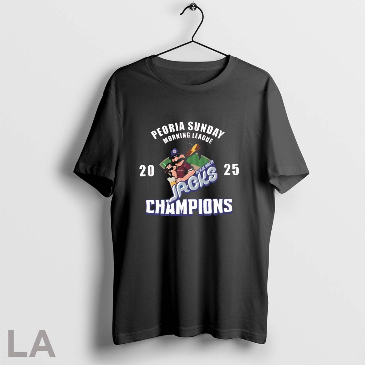 Original Pour Bros Jacks Champions Peoria Sunday Morning League In 2025 Painting Unisex